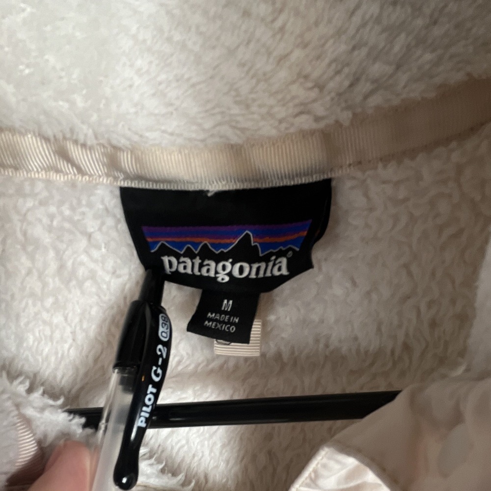 Patagonia Snap-T Women's White Snap Pullover Jacket Long Sleeve Size Medium - Picture 3 of 5